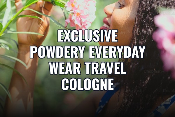 exclusive powdery everyday wear travel cologne