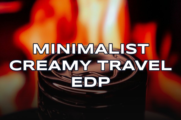 minimalist creamy travel edp