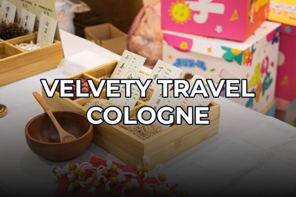 velvety travel cologne